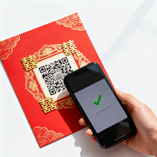 一码一世界，扫码即享 “宴席专属礼”！ 